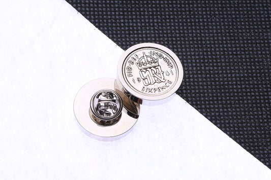 1941 Lucky Sixpence Coin Pin Badge-84th Birthday