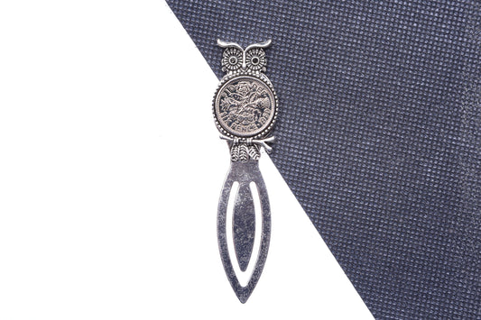 1960 65th Birthday Lucky Sixpence Owl Design Bookmark