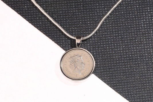 2006 Decimal Five Pence Pendant - 19th Birthday Gift
