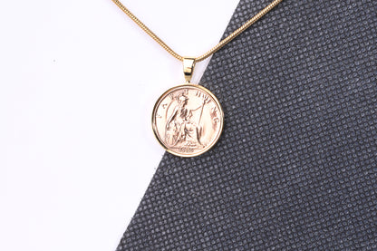 1930 Farthing Pendant - 94th Birthday Gift - Choose Colour and Engraving