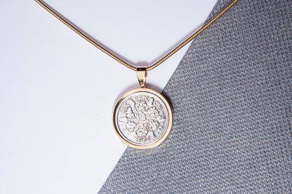 1931 Sixpence Pendant - 93rd Birthday Gift - Choose Colour and Engraving