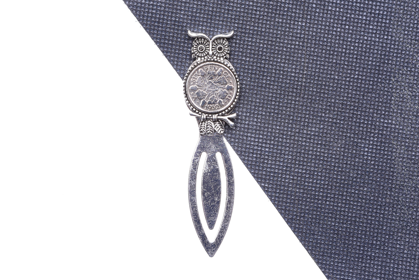 1932 92nd Birthday Lucky Sixpence Owl Design Bookmark