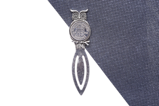 1942 82nd Birthday Lucky Sixpence Owl Design Bookmark